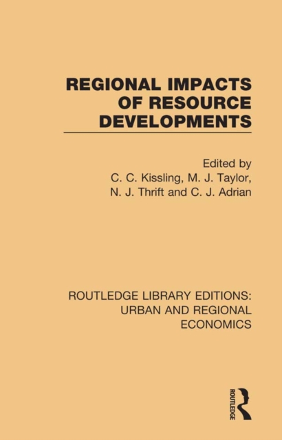 Regional Impacts of Resource Developments, PDF eBook