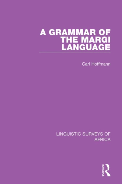 A Grammar of the Margi Language, EPUB eBook