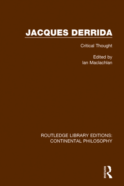 Jacques Derrida, EPUB eBook