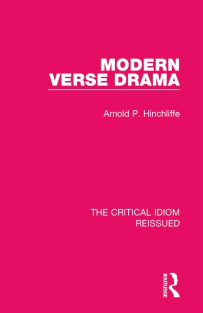 Modern Verse Drama, EPUB eBook