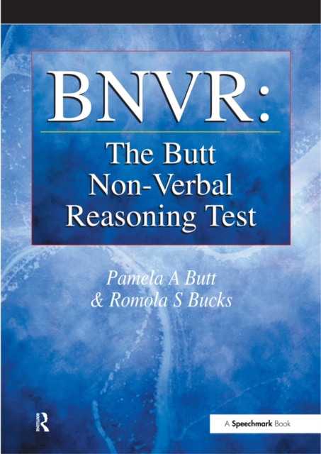 BNVR: The Butt Non-Verbal Reasoning Test : The Butt Non-Verbal Reasoning Test, EPUB eBook