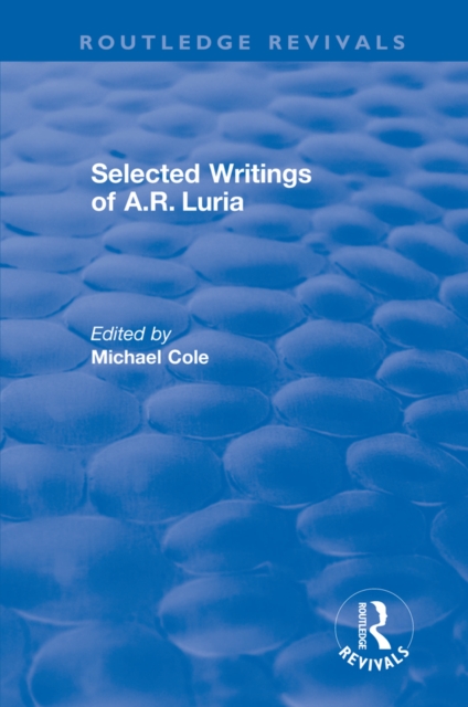 Selected Writings of A.R. Luria, EPUB eBook