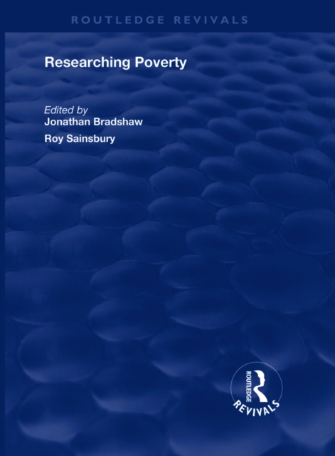 Researching Poverty, EPUB eBook