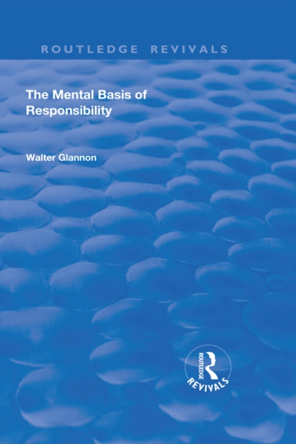 The Mental Basis of Responsibility, PDF eBook