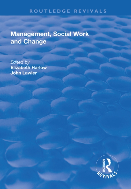 Management, Social Work and Change, EPUB eBook