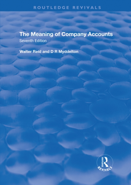 The Meaning of Company Accounts, EPUB eBook