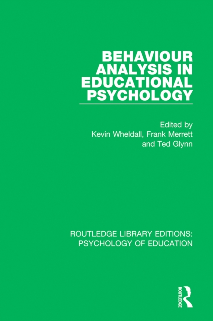 Behaviour Analysis in Educational Psychology, EPUB eBook