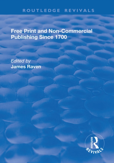 Free Print and Non-commercial Publishing Since 1700, PDF eBook