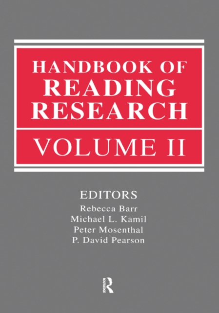 Handbook of Reading Research, Volume II, PDF eBook