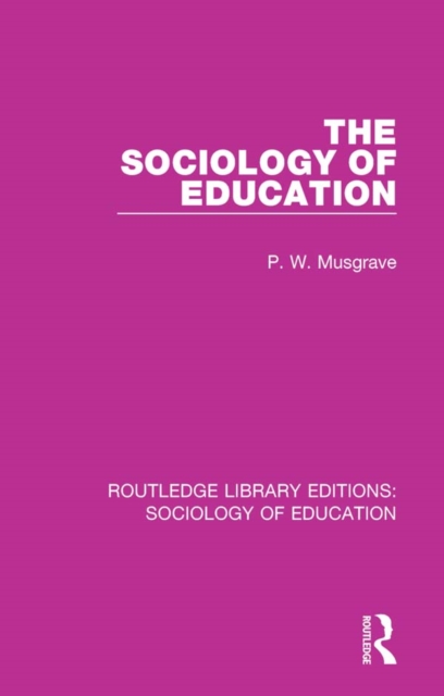 The Sociology of Education, PDF eBook