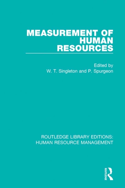 Measurement of Human Resources, PDF eBook