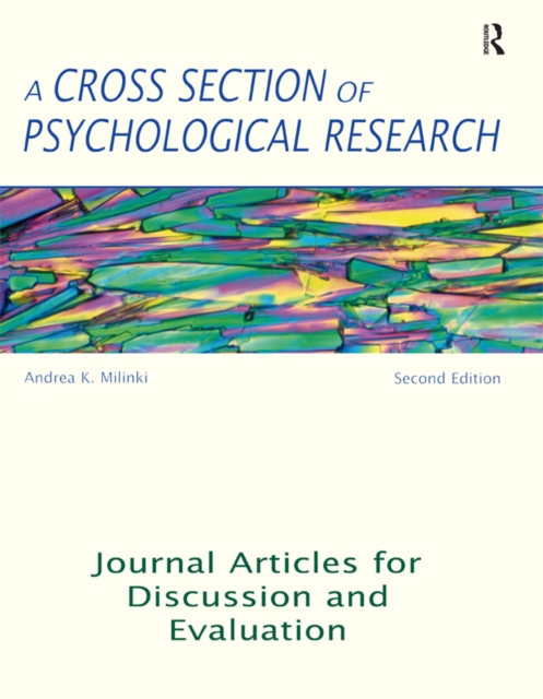 A Cross Section of Psychological Research : Journal Articles for Discussion and Evaluation, EPUB eBook