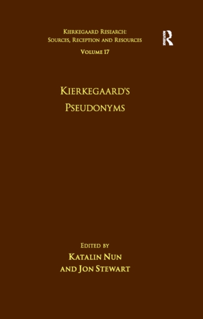 Volume 17: Kierkegaard's Pseudonyms, PDF eBook