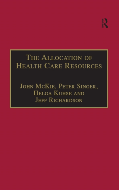 The Allocation of Health Care Resources : An Ethical Evaluation of the 'QALY' Approach, EPUB eBook