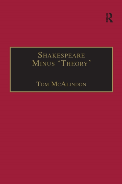 Shakespeare Minus 'Theory', EPUB eBook
