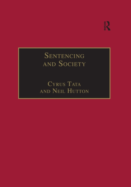 Sentencing and Society : International Perspectives, EPUB eBook