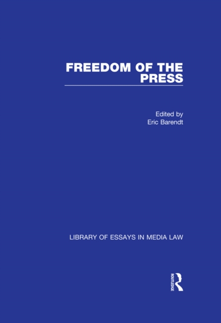 Freedom of the Press, EPUB eBook
