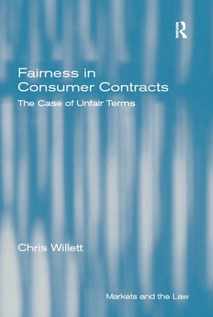 Fairness in Consumer Contracts : The Case of Unfair Terms, EPUB eBook