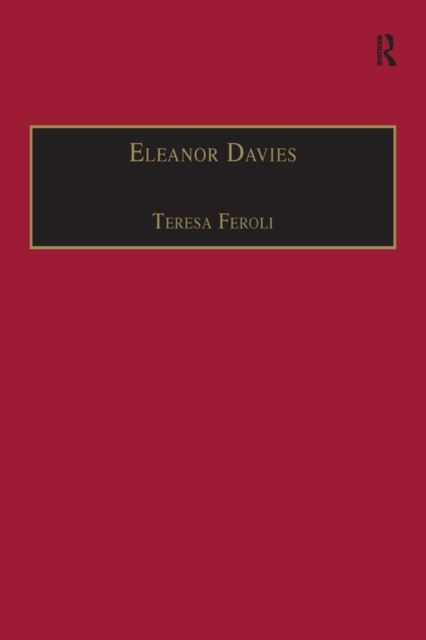 Eleanor Davies : Printed Writings 1500-1640: Series I, Part Two, Volume 3, EPUB eBook