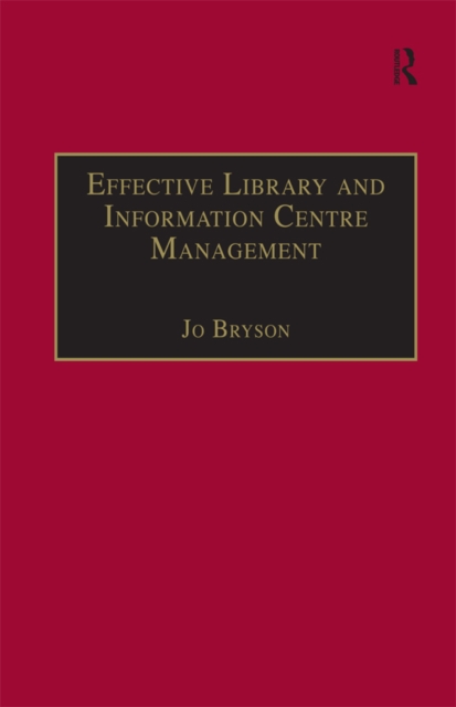 Effective Library and Information Centre Management, PDF eBook