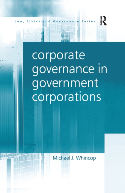 Corporate Governance in Government Corporations, PDF eBook