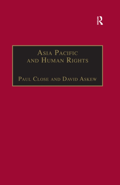 Asia Pacific and Human Rights : A Global Political Economy Perspective, EPUB eBook