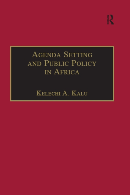 Agenda Setting and Public Policy in Africa, EPUB eBook