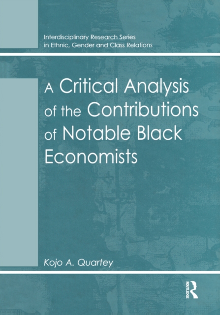 A Critical Analysis of the Contributions of Notable Black Economists, EPUB eBook