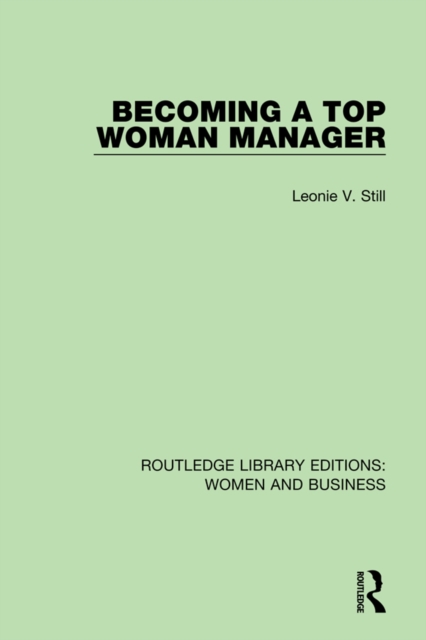 Becoming a Top Woman Manager, PDF eBook