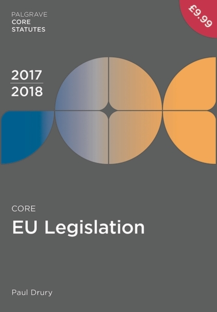 Core EU Legislation 2017-18, Paperback / softback Book