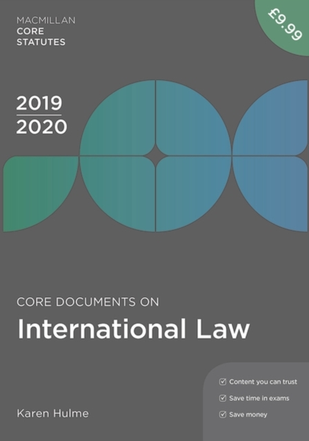 Core Documents on International Law 2019-20, Paperback / softback Book
