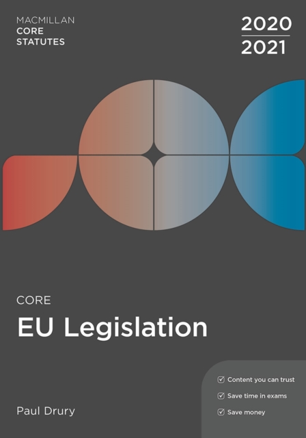 Core EU Legislation 2020-21, Paperback / softback Book