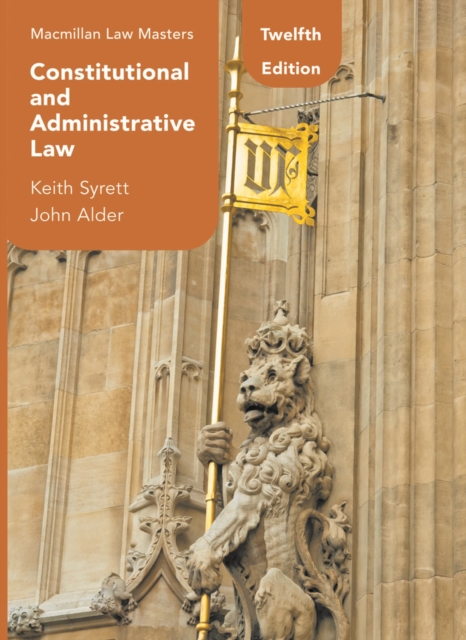 Constitutional and Administrative Law, Paperback / softback Book