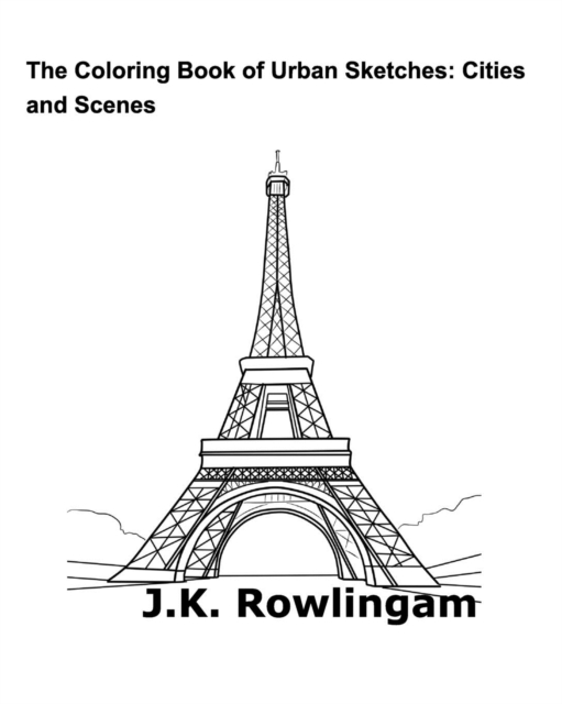 The Coloring Book of Urban Sketches, Paperback Book