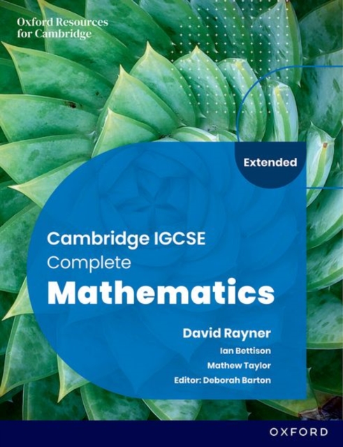 Cambridge IGCSE Complete Mathematics Extended: Student Book Sixth Edition, Paperback / softback Book