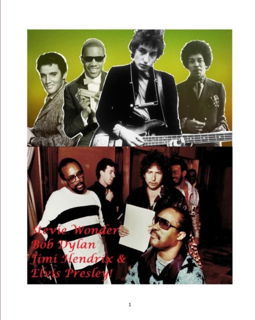 Stevie Wonder, Bob Dylan, Jimi Hendrix & Elvis Presley!, Paperback Book