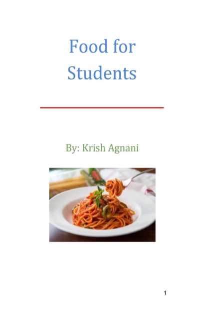 Food for students, Paperback / softback Book