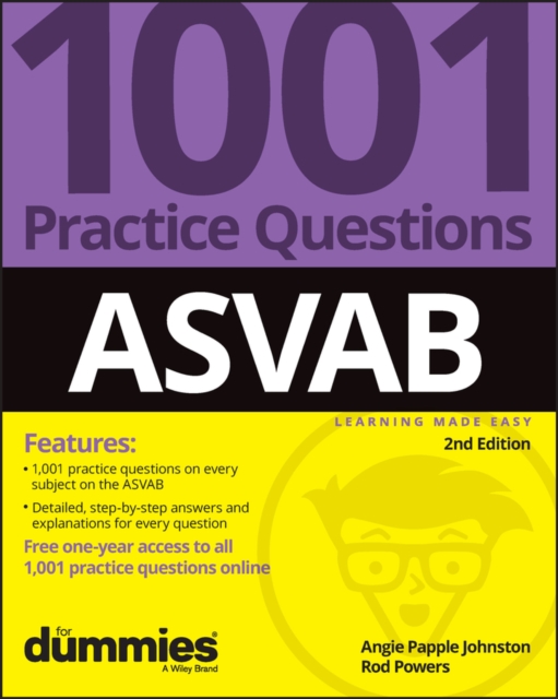 ASVAB: 1001 Practice Questions For Dummies (+ Online Practice), PDF eBook