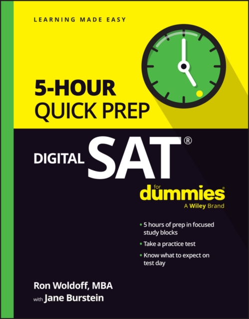 Digital SAT 5-Hour Quick Prep For Dummies, Paperback / softback Book