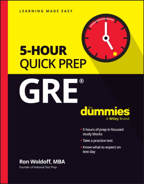 GRE 5-Hour Quick Prep For Dummies, Paperback / softback Book