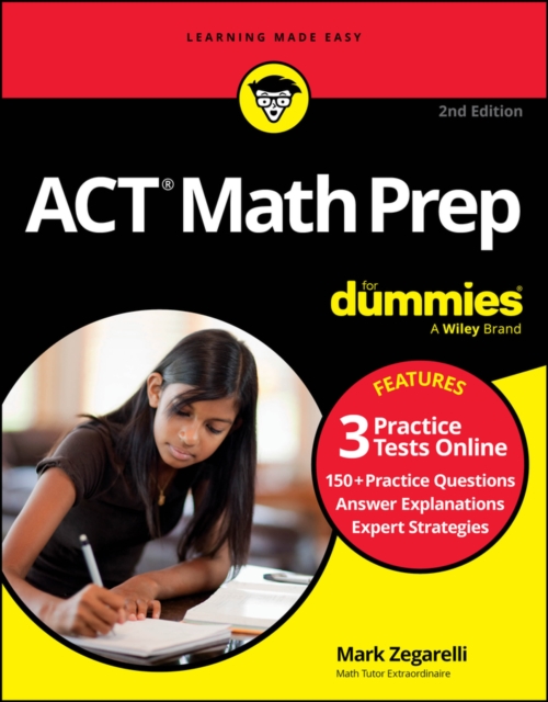 ACT Math Prep For Dummies : Book + 3 Practice Tests Online, EPUB eBook