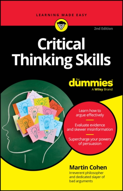 Critical Thinking Skills For Dummies, Paperback / softback Book