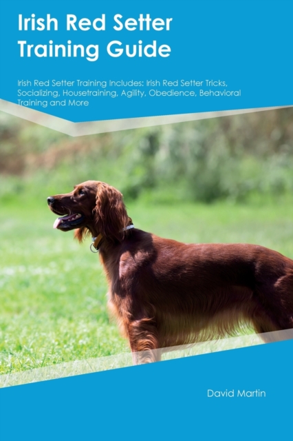 Irish Red Setter Training Guide Irish Red Setter Training Includes : Irish Red Setter Tricks, Socializing, Housetraining, Agility, Obedience, Behavioral Training, and More, Paperback / softback Book
