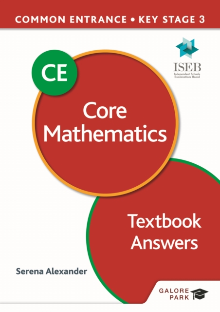 Common Entrance 13+ Core Mathematics for ISEB CE and KS3 Textbook Answers, EPUB eBook