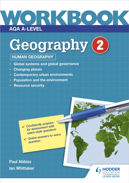 AQA A-level Geography Workbook 2: Human Geography, Paperback / softback Book