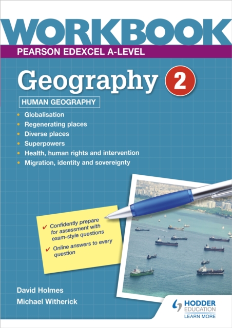 Pearson Edexcel A-level Geography Workbook 2: Human Geography, Paperback / softback Book
