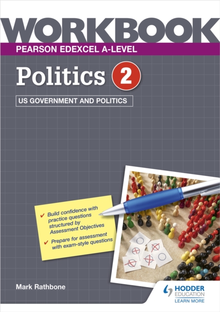 Pearson Edexcel A-level Politics Workbook 2: US Government and Politics, Paperback / softback Book