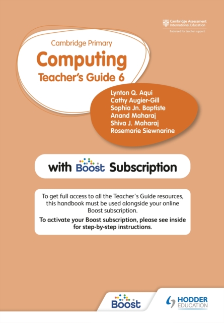 Cambridge Primary Computing Teacher's Guide Stage 6 with Boost Subscription, Multiple-component retail product Book