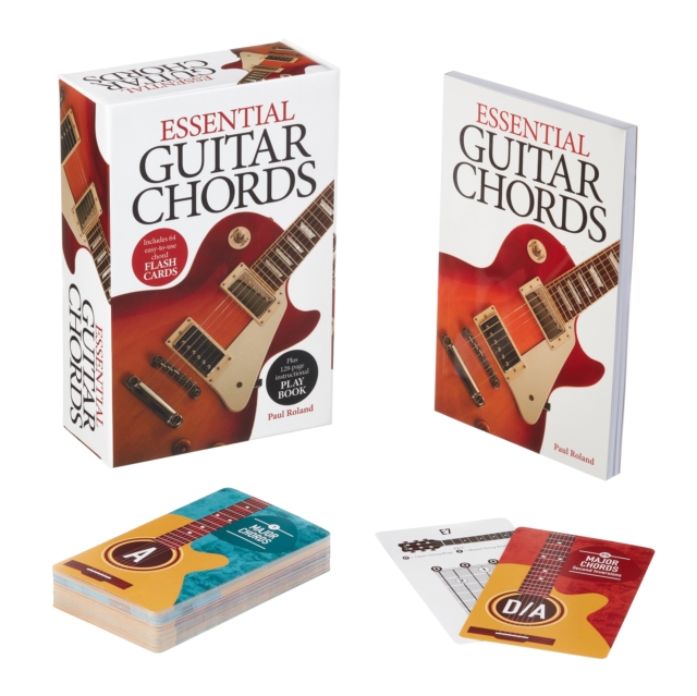 Essential Guitar Chords Book & Card Deck : Includes 64 Easy-to-Use Chord Flash Cards, Plus 128-Page Instructional Play Book, Paperback / softback Book