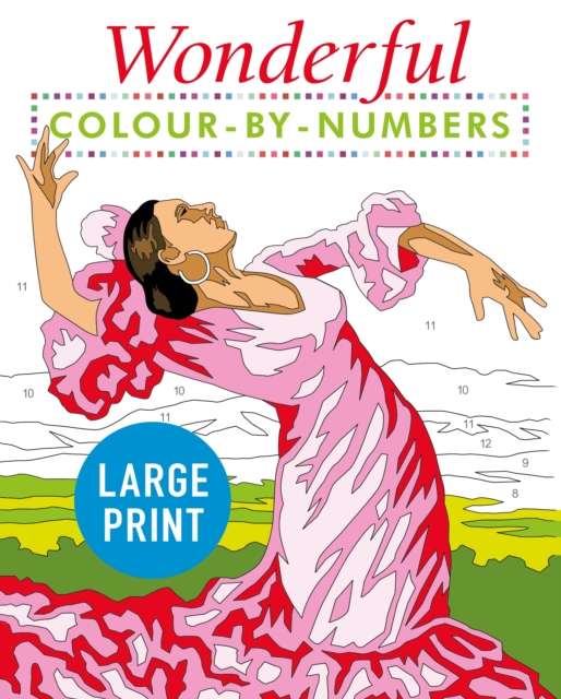 Wonderful Colour by Numbers Large Print : Easy to Read, Paperback / softback Book